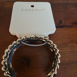 Gold and Black Women's Bracelet